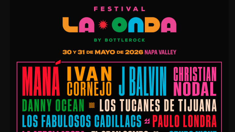 La Onda cancels 2026 Latin music festival in Napa without explanation