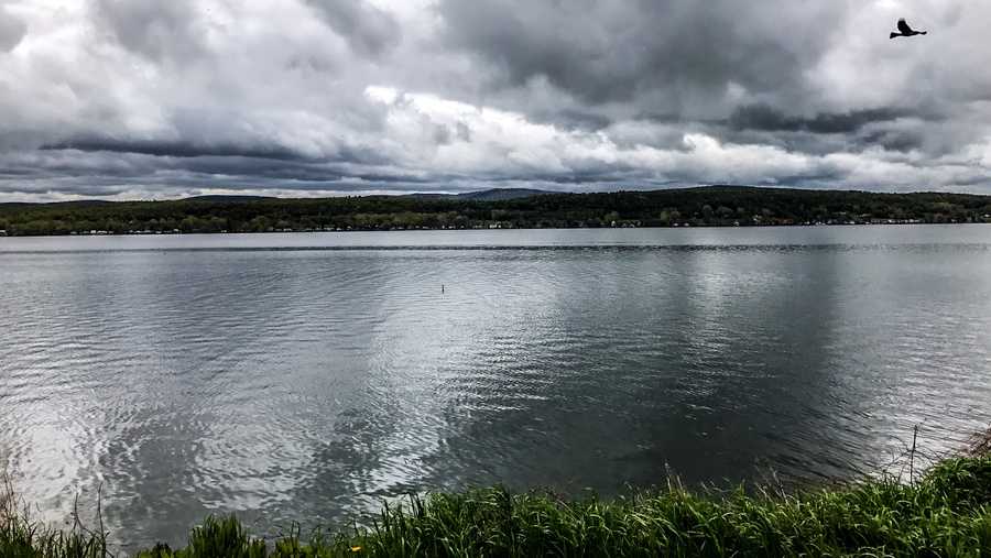 Lake Champlain as seen from Saint Albans Town, Vt.