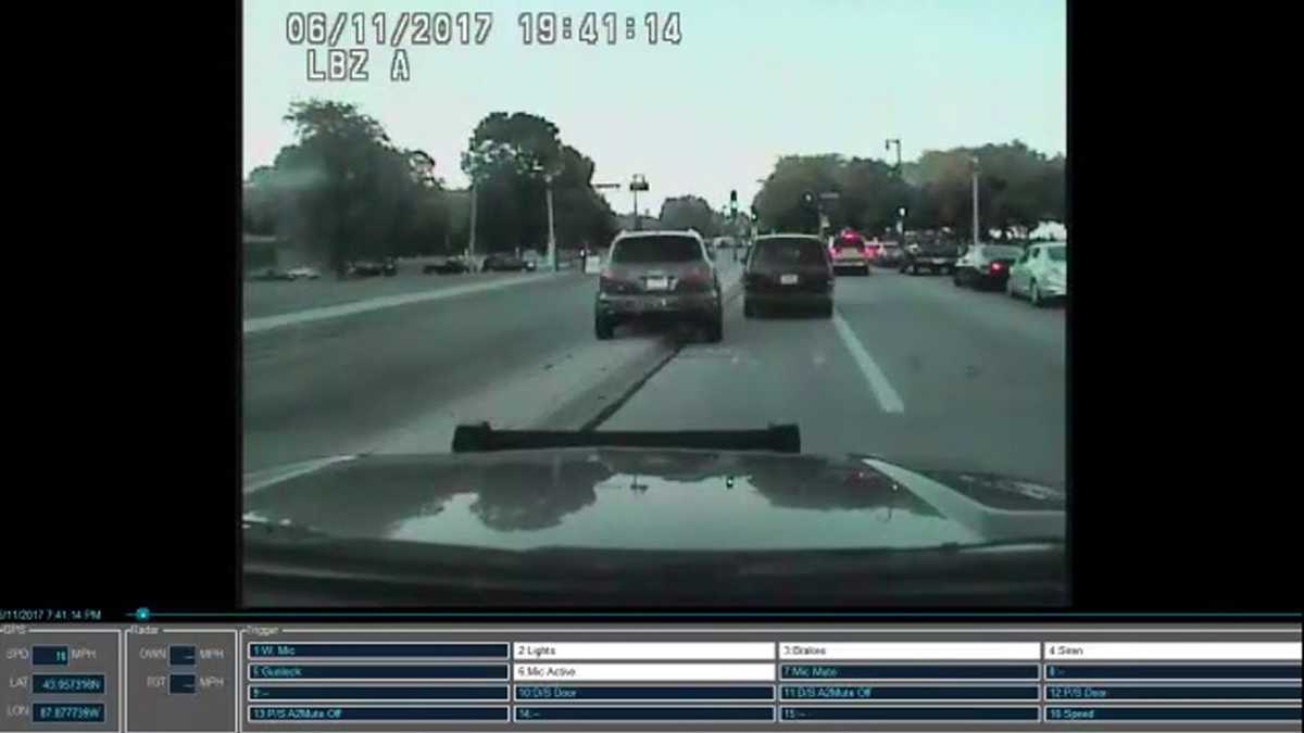 Dash cam footage offers new perspective of lakefront shooting