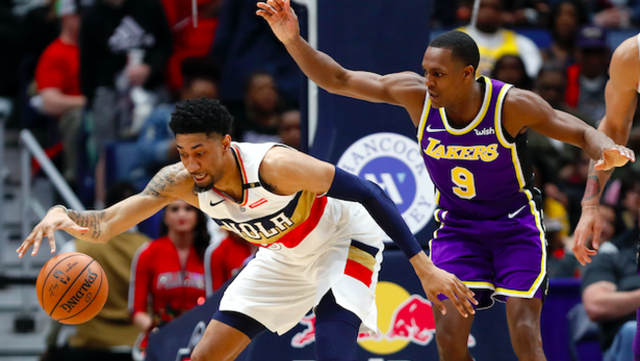 McGee Caruso Rondo push Lakers past Pelicans 130 102