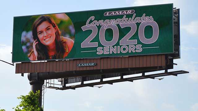 Lamar Advertising of Oklahoma City honoring high school seniors on