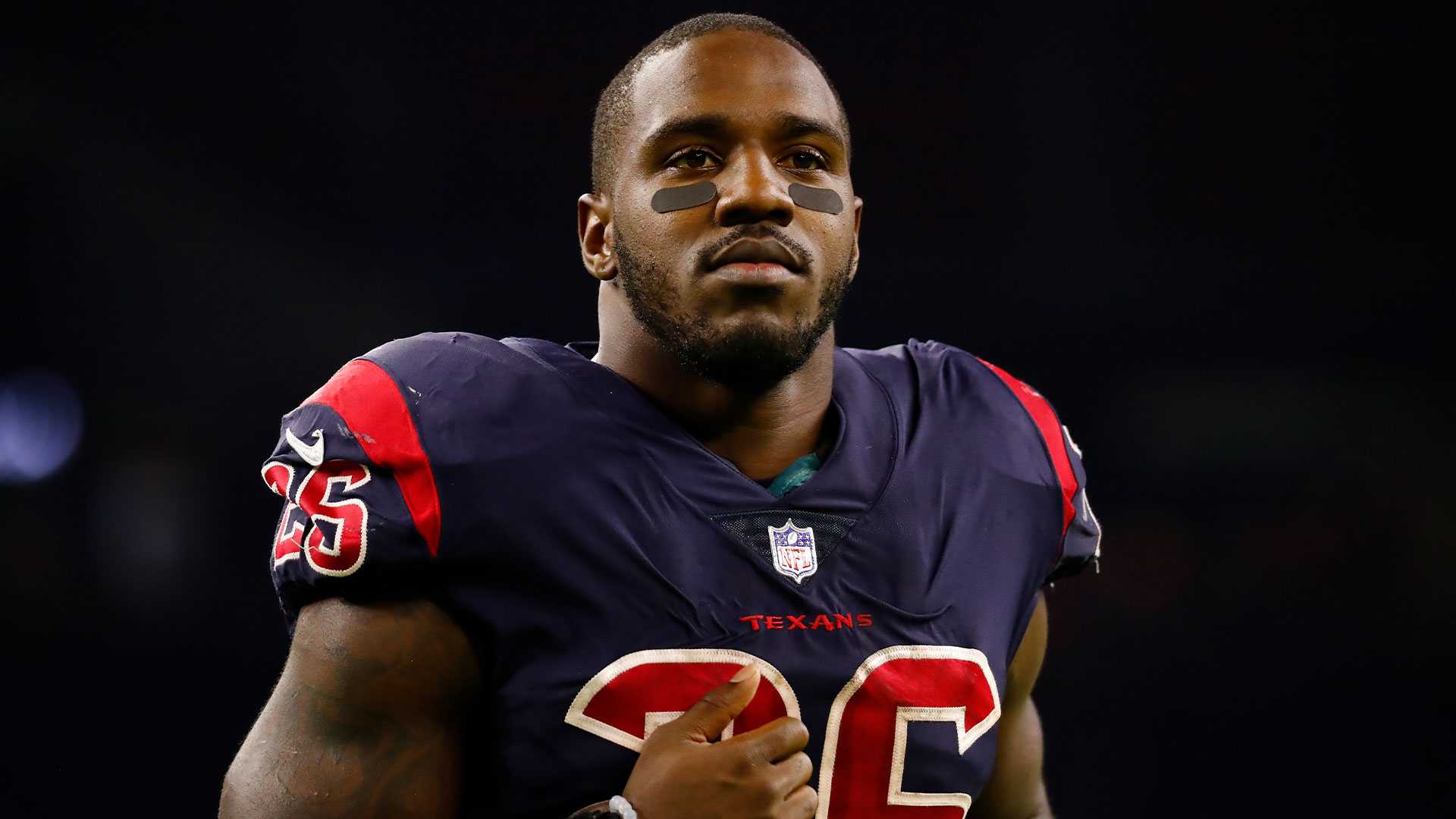 Houston Texans running back Lamar Miller during an NFL football