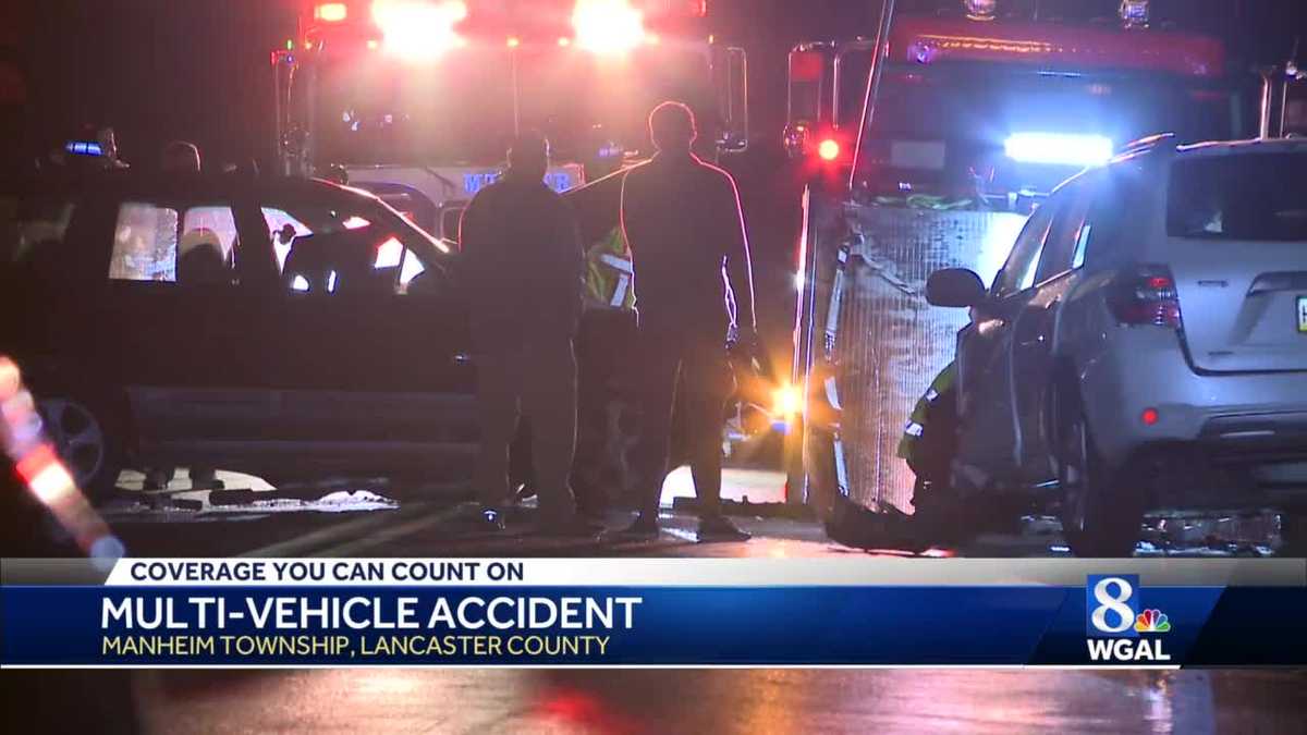 Multivehicle crash in Lancaster County