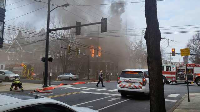 Home heavily damaged by fire in Lancaster, Pa. - Vimarsana News
