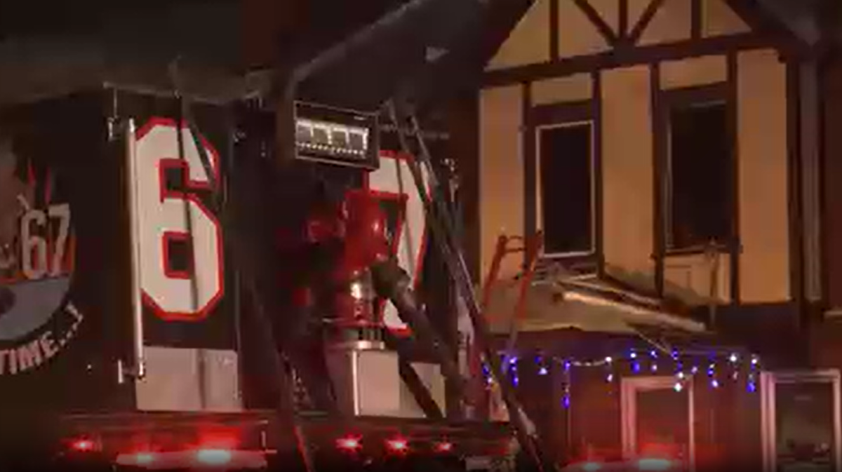 Lancaster fire crews battled house fire