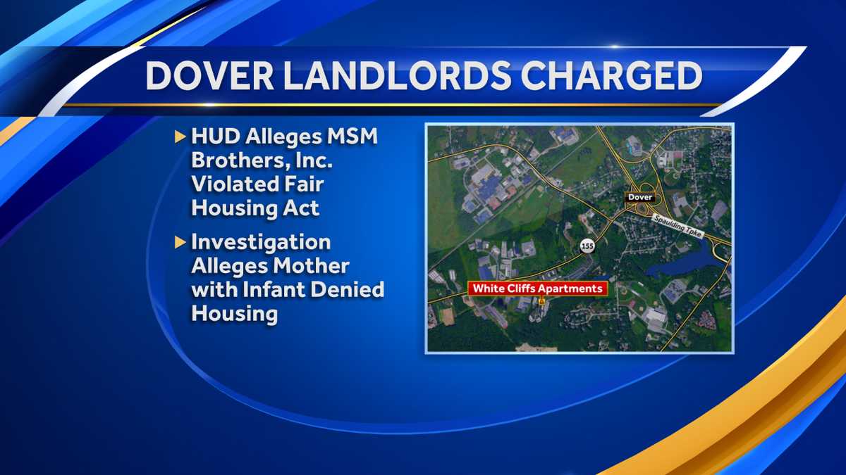 Owners of Dover apartment complex charged with discrimination