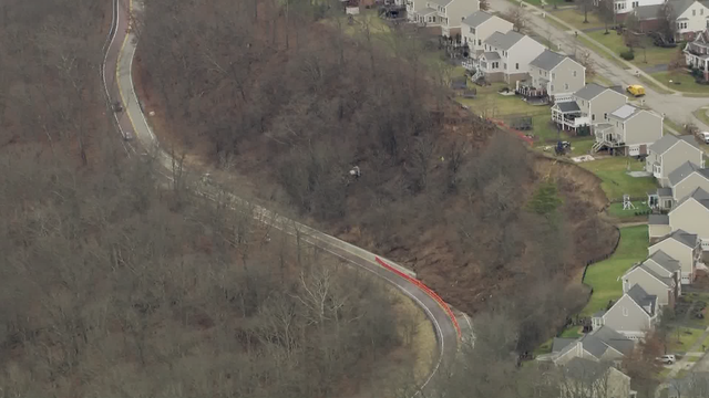 Beaver Grade Road closed in Moon Township due to landslide - Vimarsana News