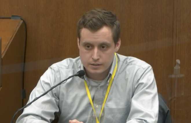 In&#x20;this&#x20;image&#x20;from&#x20;video,&#x20;witness&#x20;Dr.&#x20;Bradford&#x20;Wankhede&#x20;Langenfeld,&#x20;the&#x20;doctor&#x20;who&#x20;pronounced&#x20;George&#x20;Floyd&#x20;dead,&#x20;testifies&#x20;as&#x20;Hennepin&#x20;County&#x20;Judge&#x20;Peter&#x00A0;Cahill&#x20;presides&#x20;Monday,&#x20;April&#x20;5,&#x20;2021,&#x20;in&#x20;the&#x20;trial&#x20;of&#x20;former&#x20;Minneapolis&#x20;police&#x20;Officer&#x20;Derek&#x20;Chauvin&#x20;at&#x20;the&#x20;Hennepin&#x20;County&#x20;Courthouse&#x20;in&#x20;Minneapolis.&#x20;Chauvin&#x20;is&#x20;charged&#x20;in&#x20;the&#x20;May&#x20;25,&#x20;2020&#x20;death&#x20;of&#x20;George&#x20;Floyd.