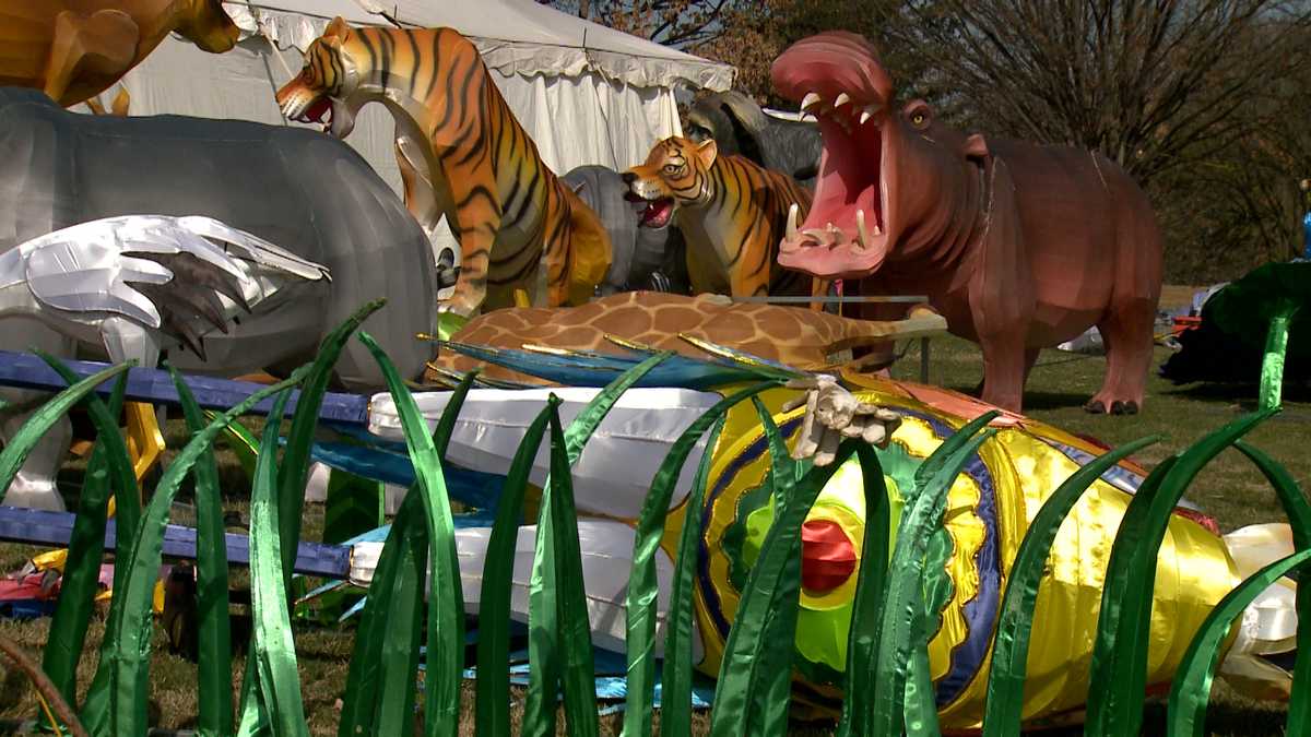 Behind the scenes Artists create largerthanlife lanterns for