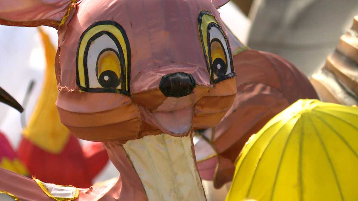 Behind the scenes Artists create largerthanlife lanterns for