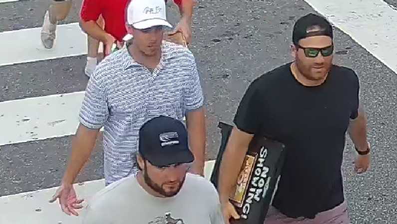 NC: Police searching for men after larceny at movie theatre