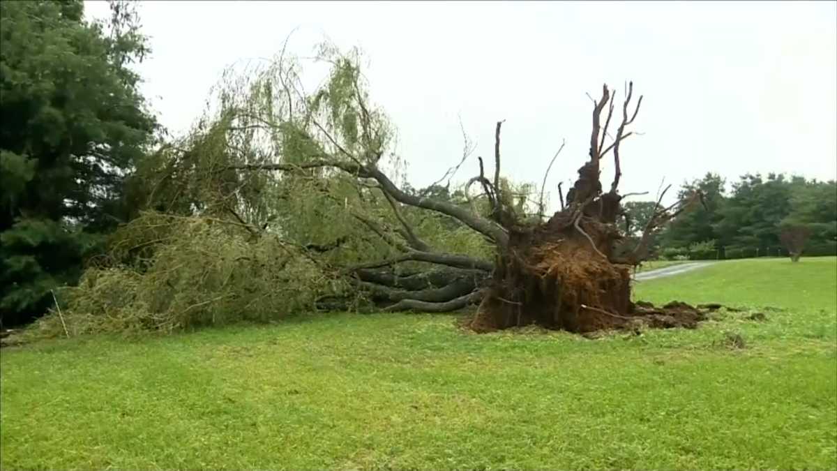Tornado touches down in central Massachusetts, NWS says
