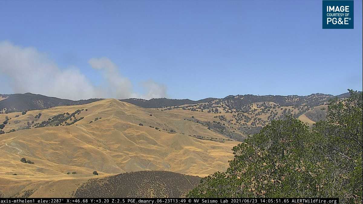 San Benito Co. fire burns 100 acres in remote area