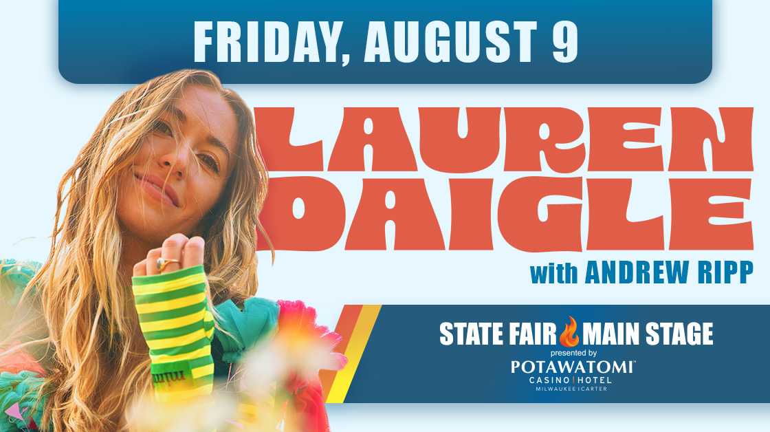 2024 Wisconsin State Fair headliners Lauren Daigle