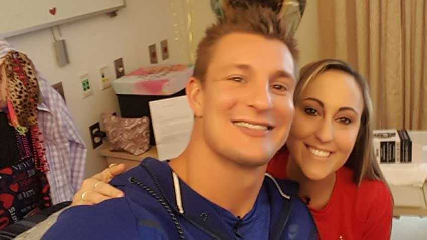 Rob Gronkowski fulfills heart transplant patient's 'one wish'