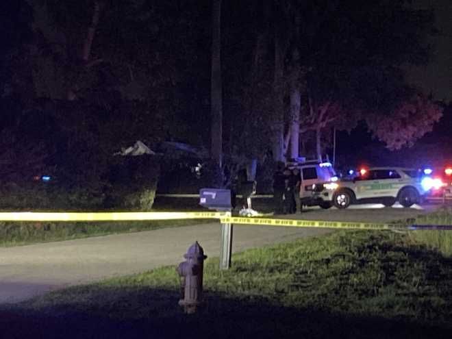 Breaking News scene in Lee County along Maravilla Circle