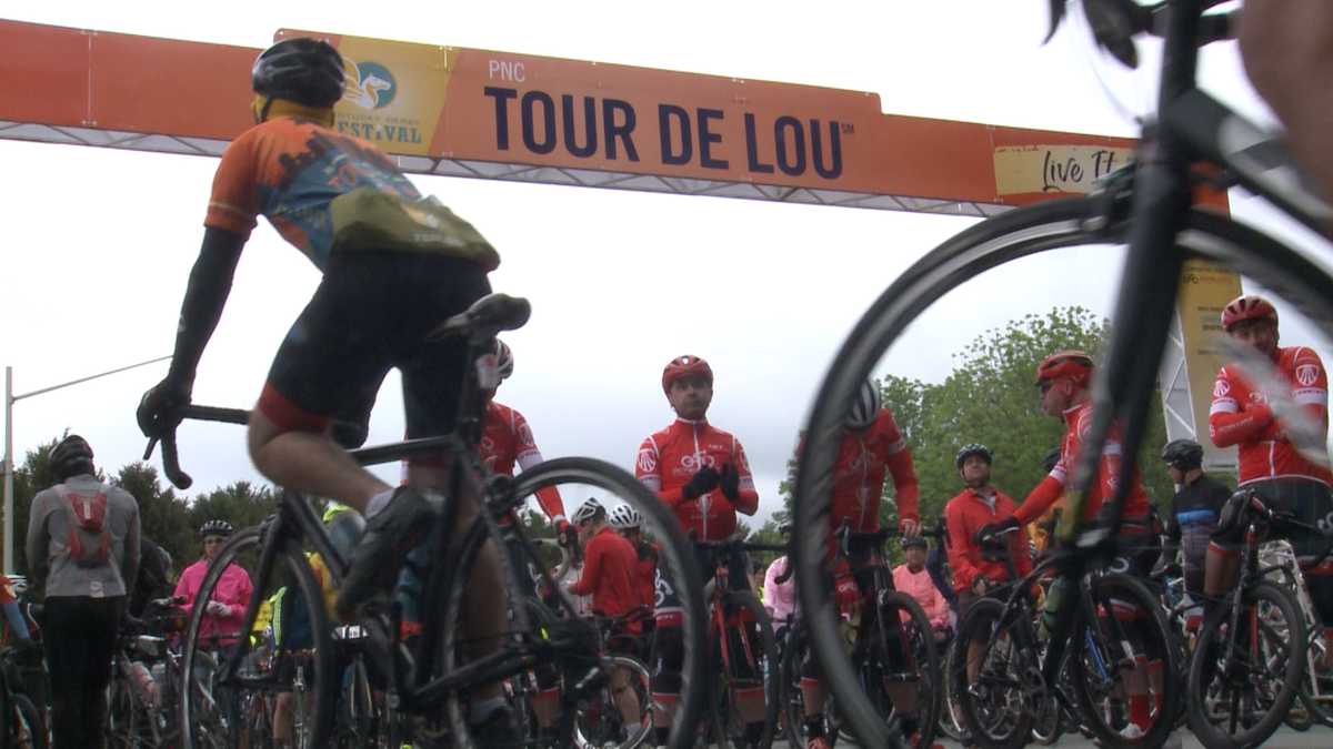 Thousands of cyclists hit Louisville streets for Tour de Lou