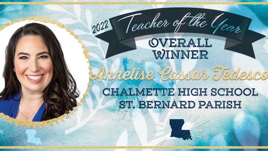 Louisiana 'Teacher of the Year' creates perfect harmony