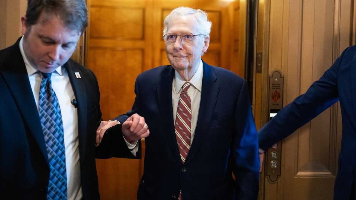 Kentucky Sen. Mitch McConnell hospitalized with 'flu-like symptoms'