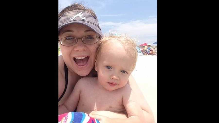 Leanna Taylor and her son, Cooper Harris