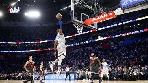 Westbrook has 41, West edges East in NBA All-Star Game[1]