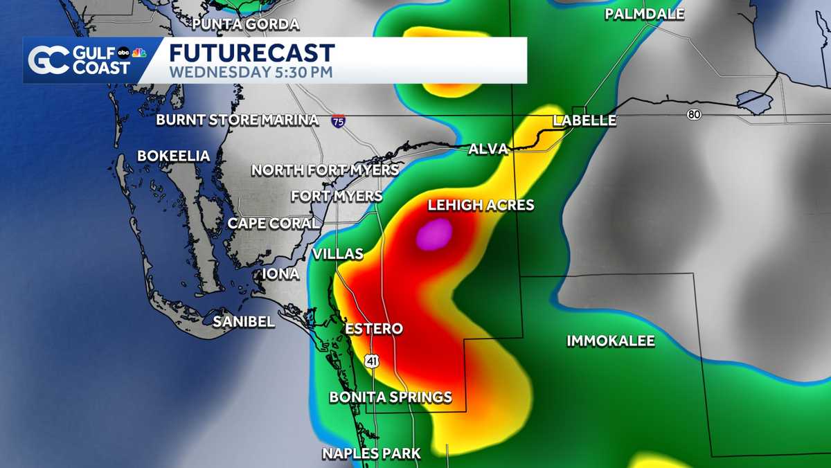 Another round of storms expected on Wednesday