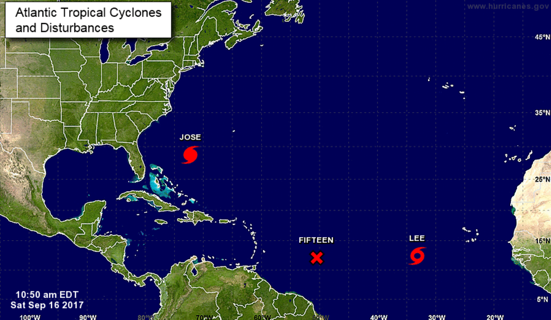 Tropical Storm Lee Forms In Atlantic, NHC Says