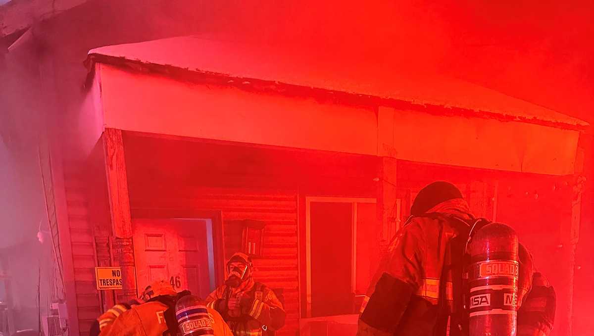 Crews brave bitter cold at scene of fire in Leetsdale