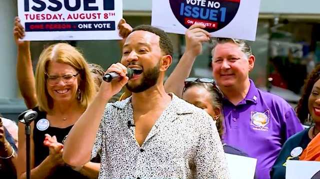 John Legend visits Cincinnati to rally voters ahead of August special election - Vimarsana News