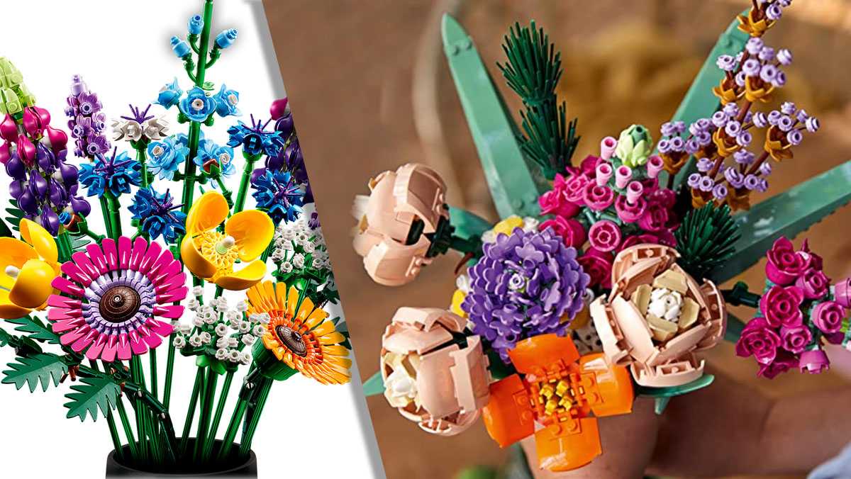 Valentine’s Day: Build a Lego bouquet of flowers for your love