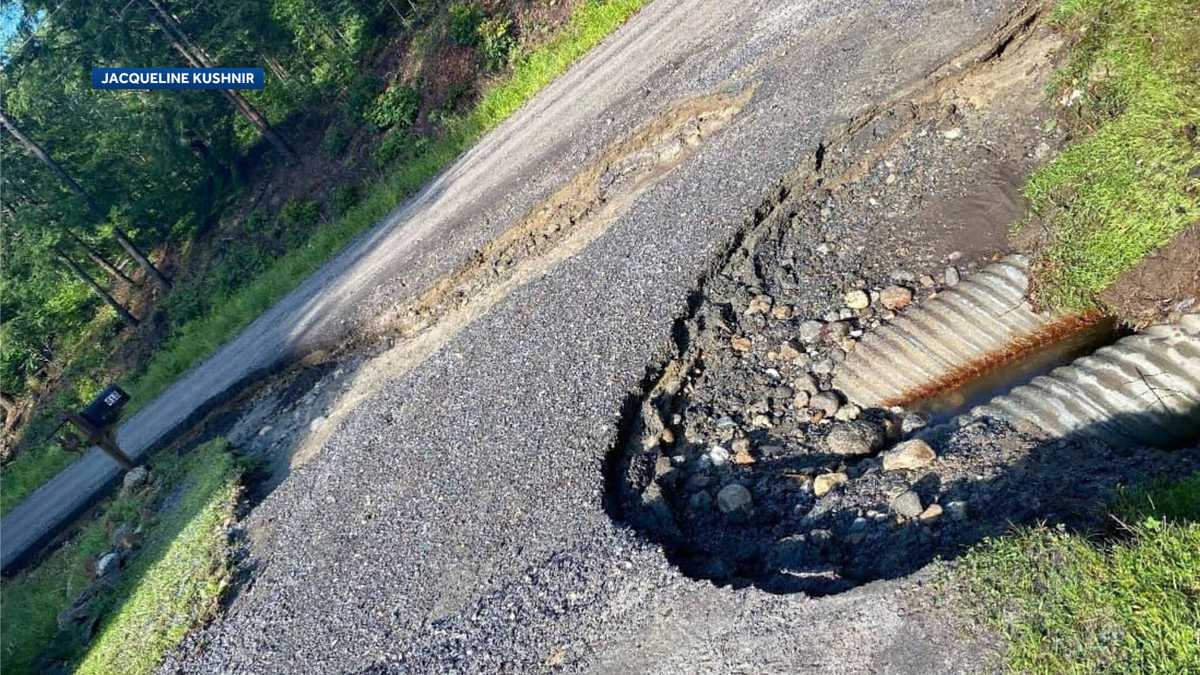 Slideshow Damage from flash flooding in New Hampshire