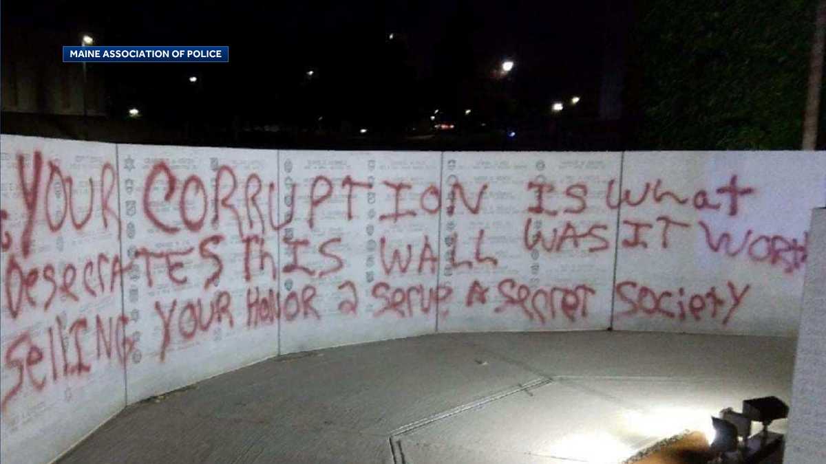 Augusta man faces felony charge in vandalism of memorial honoring