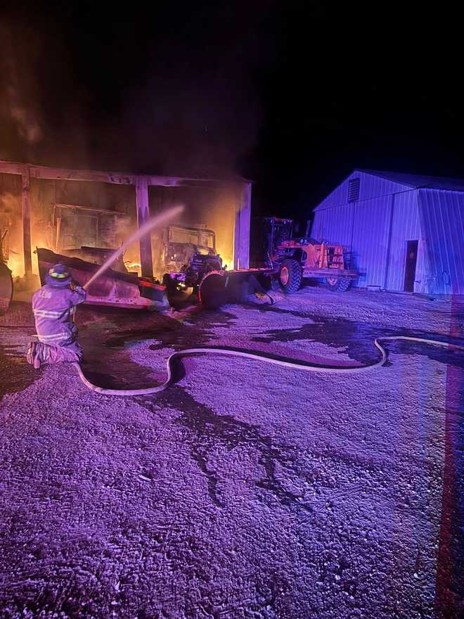 Decatur County fire destroys county-owned vehicles, shed