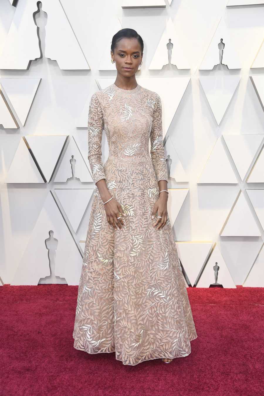 HOLLYWOOD, CALIFORNIA - FEBRUARY 24: Letitia Wright attends the 91st Annual Academy Awards at Hollywood and Highland on February 24, 2019 in Hollywood, California. (Photo by Frazer Harrison/Getty Images) HOLLYWOOD, CALIFORNIA - FEBRUARY 24: Letitia Wright attends the 91st Annual Academy Awards at Hollywood and Highland on February 24, 2019 in Hollywood, California. (Photo by Frazer Harrison/Getty Images)