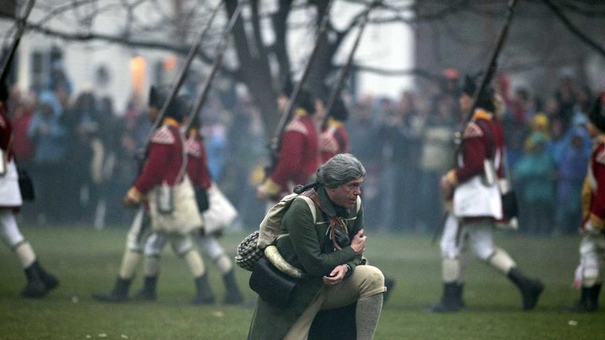 Patriots' Day reenactment of the Battle of Lexington