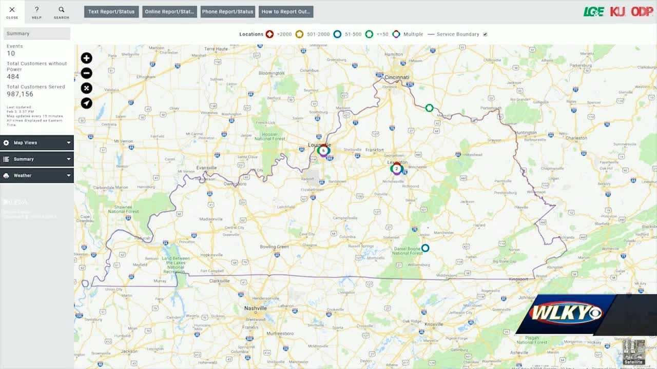 Ky Power Outage Map - Oconto County Plat Map