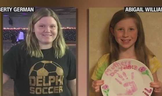 The bodies of two missing Indiana girls found in the woods near a creek have been identified, and their deaths are being investigated as a double homicide, authorities said Wednesday, Feb. 15, 2017. Autopsy results released Wednesday confirmed the identities of the teens as Liberty "Libby" German, 14, and Abigail "Abby" Williams, 13.