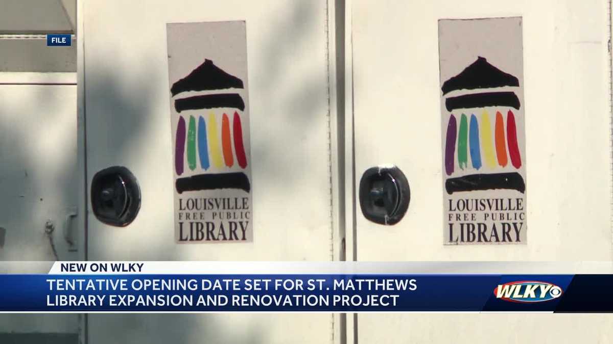 Tentative opening date set for St. Matthews library renovation project
