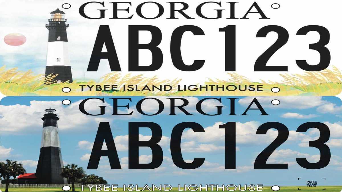 Attention Tybee Island: Your vote will decide a new license plate design