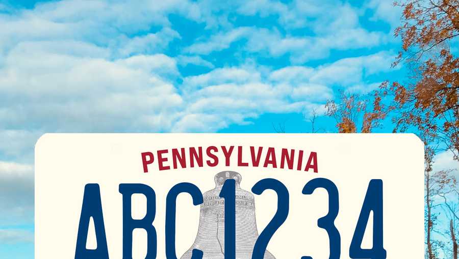 Pennsylvania's new license plate features Liberty Bell