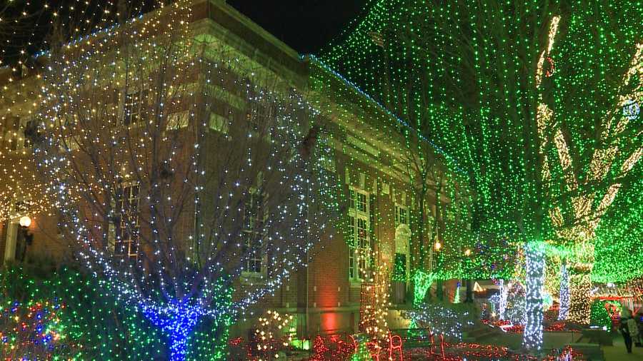 Lights of the Ozarks on the Fayetteville Square, 2019