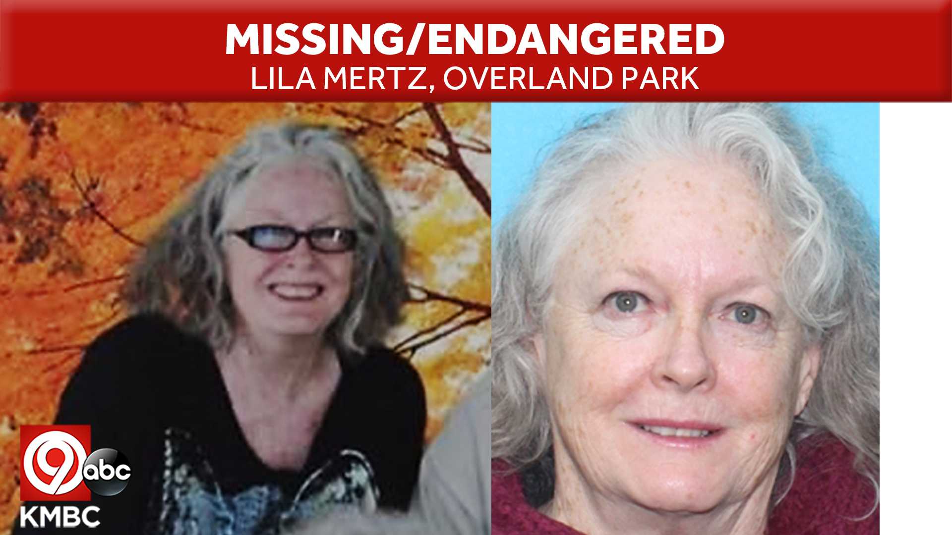 Silver Alert Canceled: Overland Park Police Say Missing KCK Woman Located