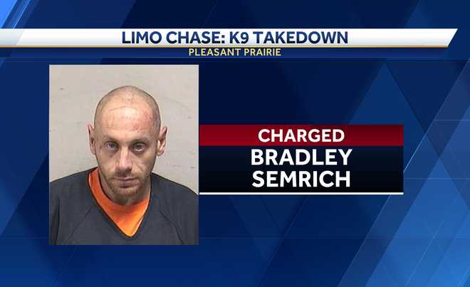 Police pursue limousine, K9 helps takes down driver in Pleasant Prairie