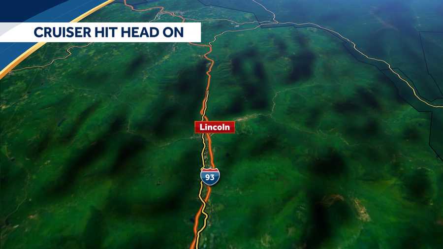 Lincoln police cruiser struck head-on Wednesday