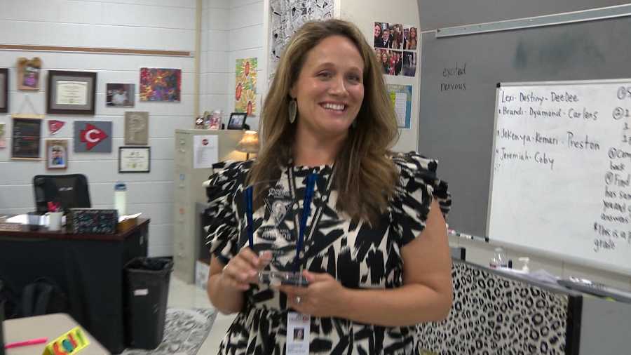 Clinton community celebrates Alyce Clarke Teacher of the Year