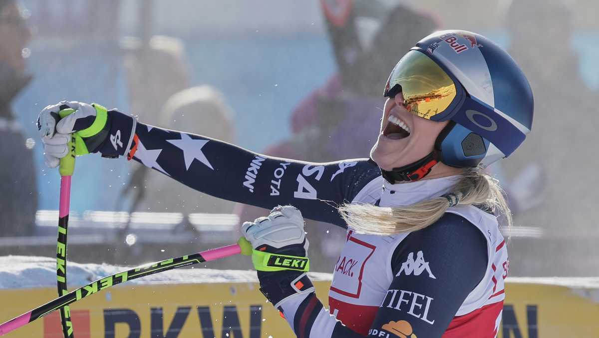 Lindsey Vonn wins World Cup downhill at 41 to start her Olympic season