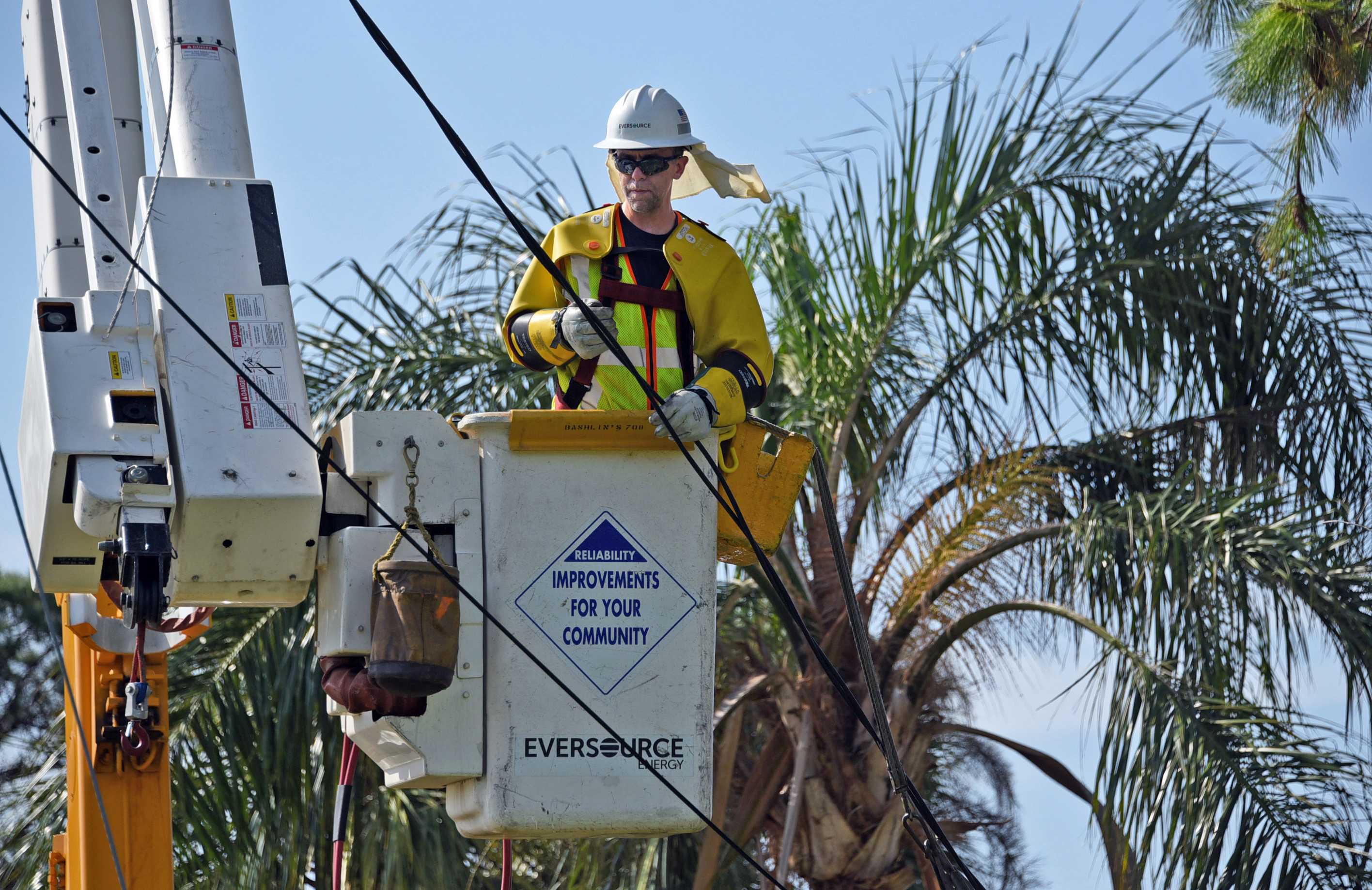 Eversource Crews Return Home After Helping Restore Power Outages From Irma