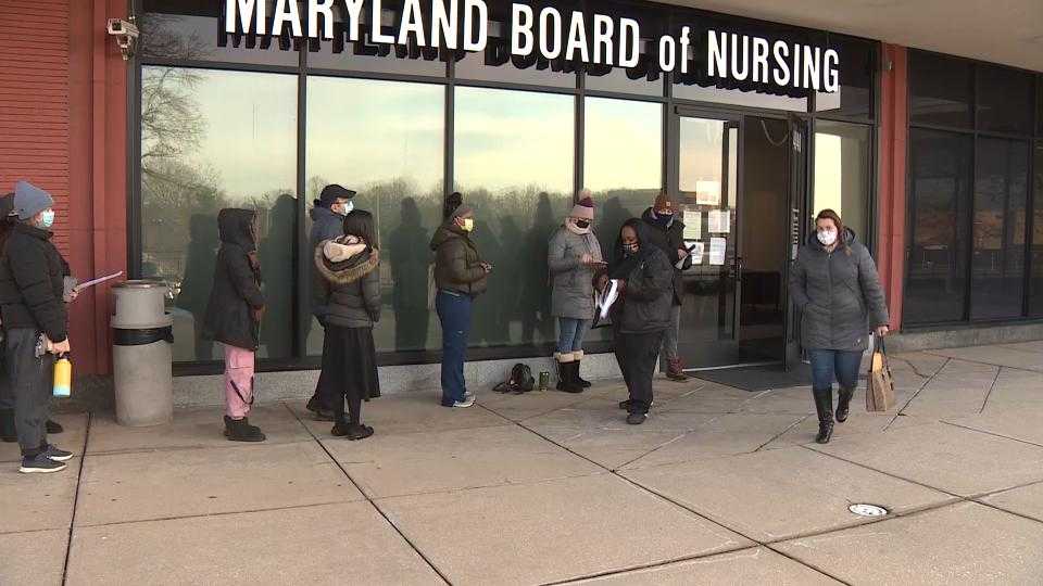 Maryland nurses again have problems renewing licenses