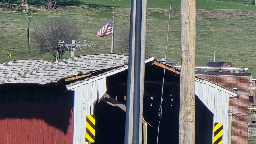 Lancaster County covered bridge closed after being hit by vehicle - WGAL