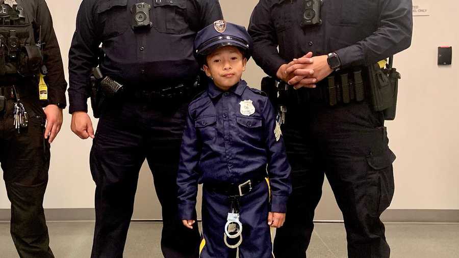 2nd grader joins salinas pd for a day